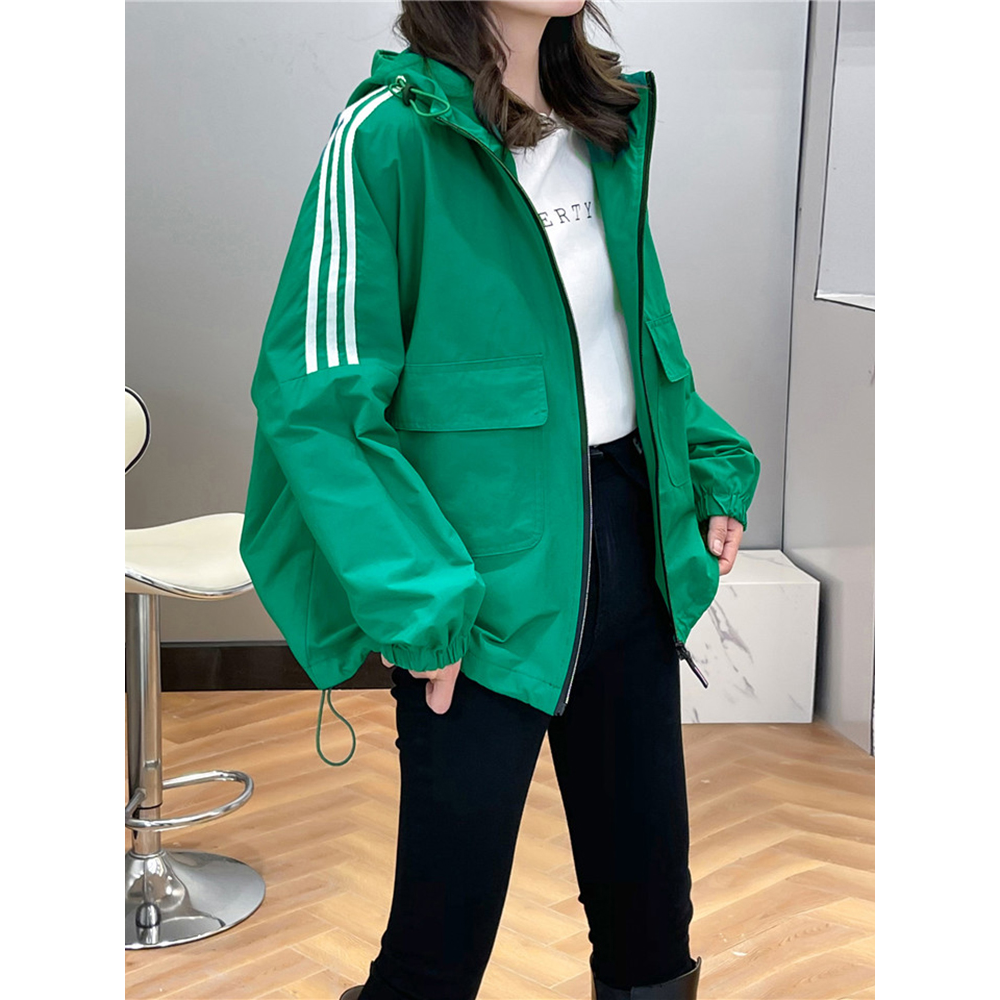 棒球服外套女新款2023爆款欧货春夏薄款高级感小个子宽松休闲上衣