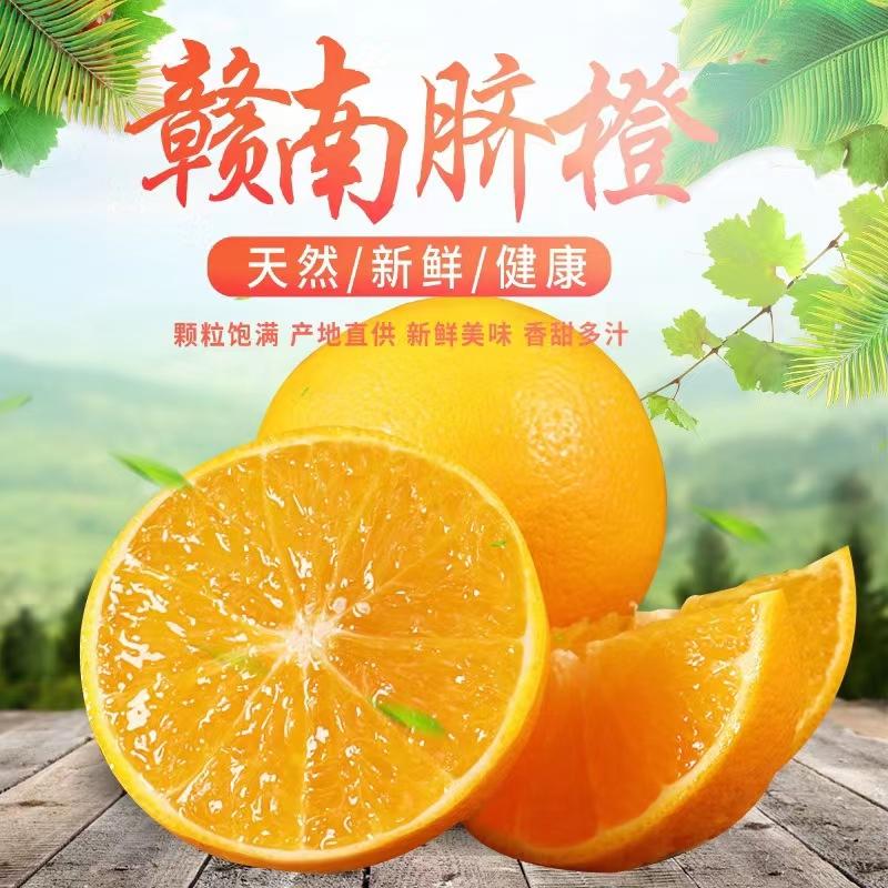 正宗赣南脐纽荷尔脐橙皮薄清甜爆汁现采现发包箱20斤细腻