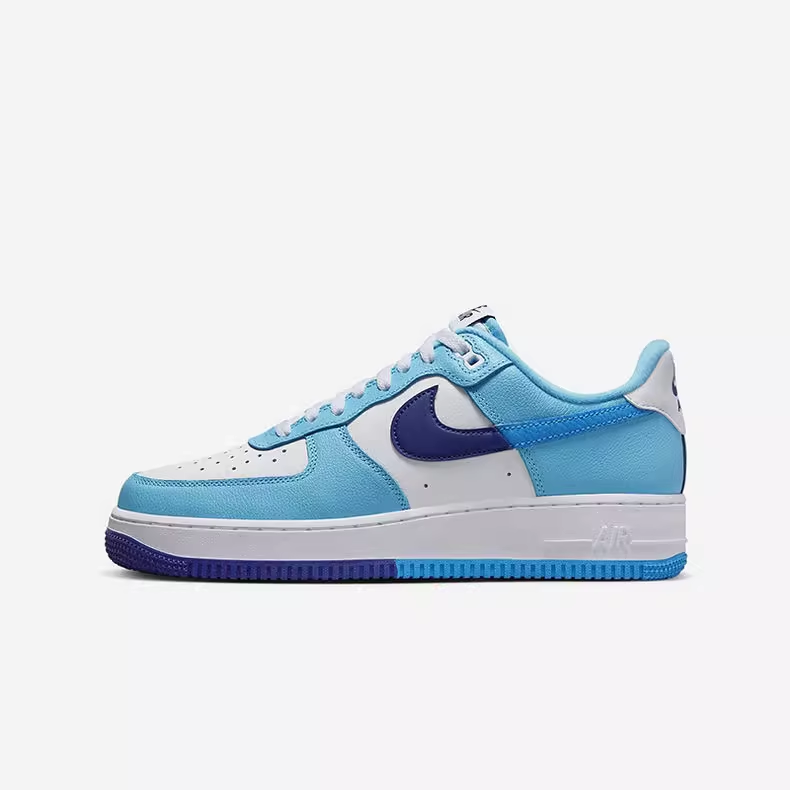 Nike/耐克男鞋女鞋Air Force 1 AF1北卡蓝海底天空板鞋DZ2522-100