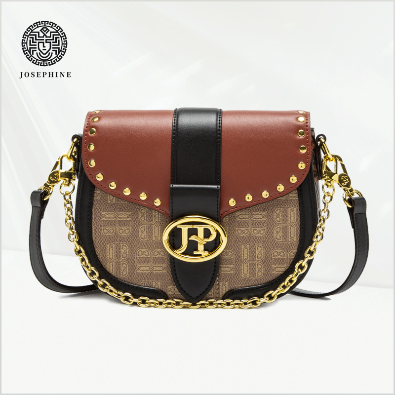 Josephine/约瑟芬新款单肩肩包邮差复古时尚斜跨女士包（配礼盒）