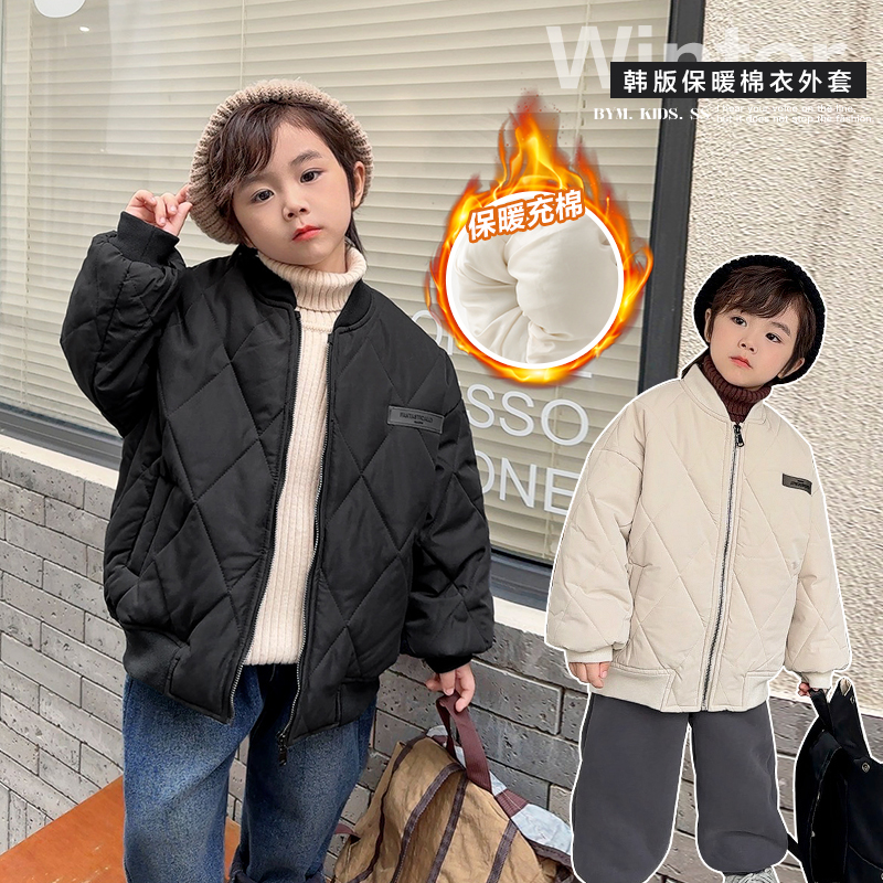 【保暖】U14351男童棉衣外套冬装冬款童装儿童宝宝小童棉袄棉服冬季