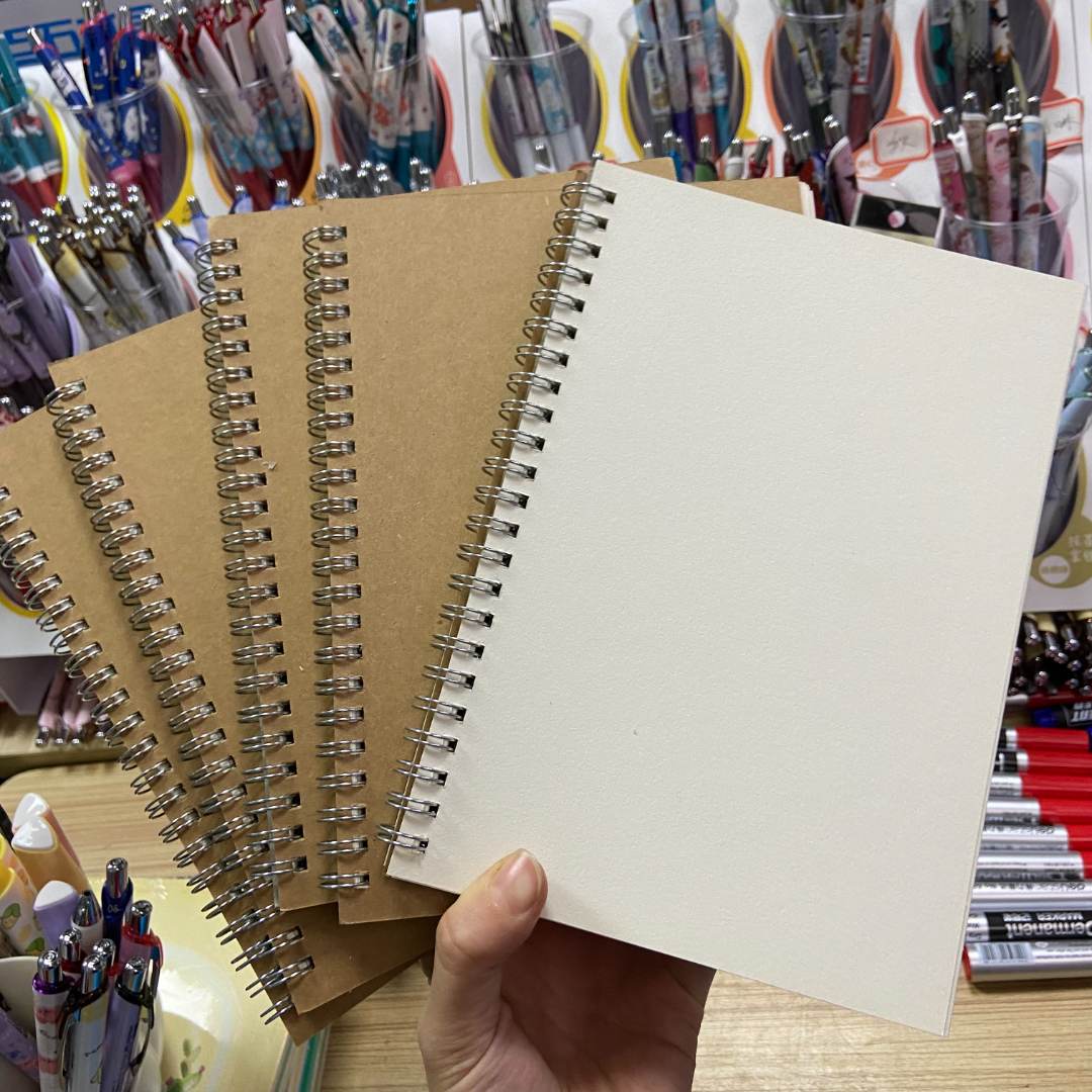 【直播间福利】A5素描本线圈牛皮纸封面 加厚画画本 A5
