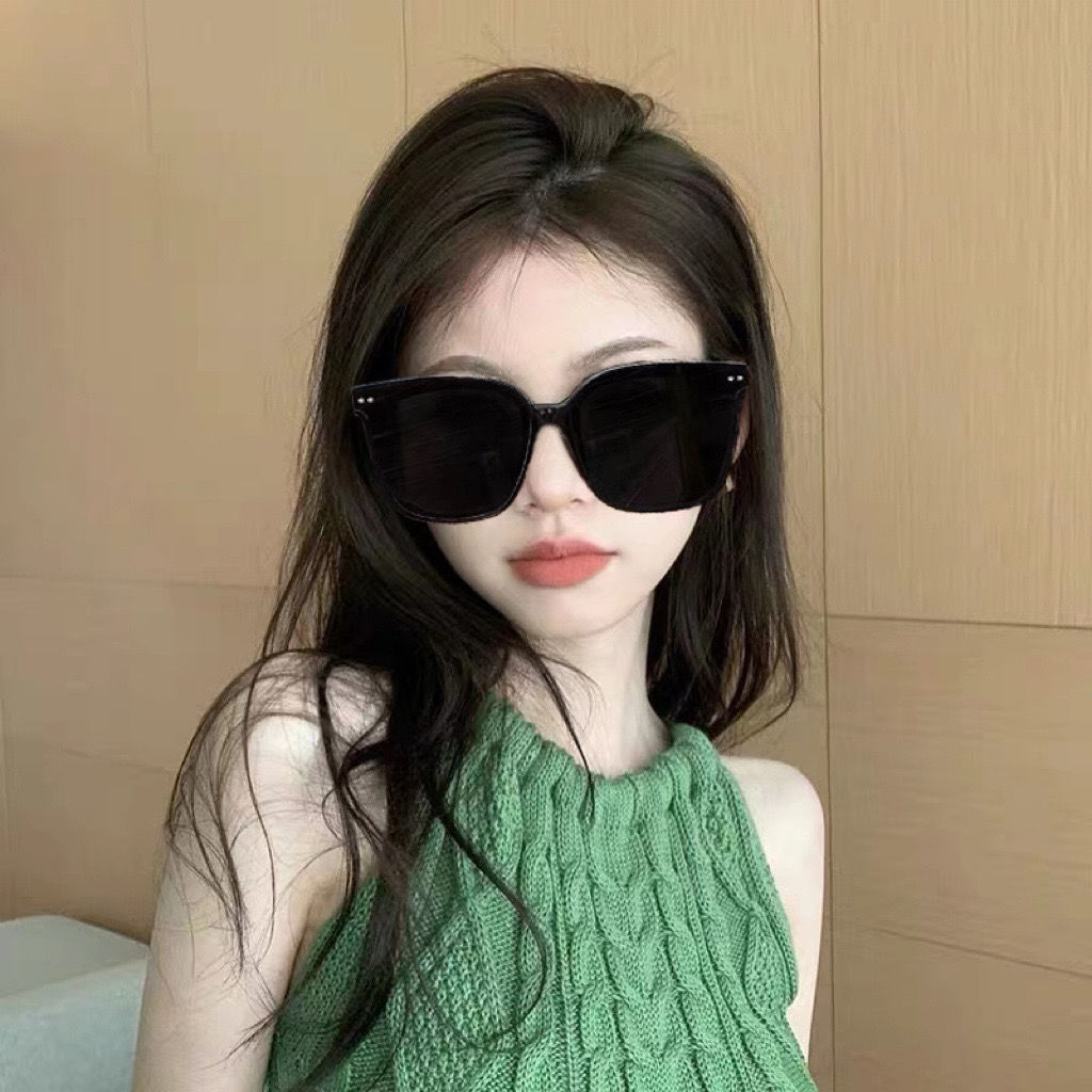 GM墨镜女新款茶色高级感ins防紫外线防晒高颜值炸街显脸小