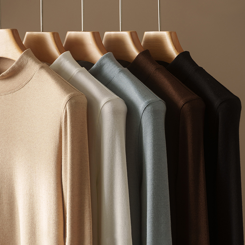 TheLOE/ 高品质  轻柔棉质纯色原生裸感打底衫#LE-QD0828