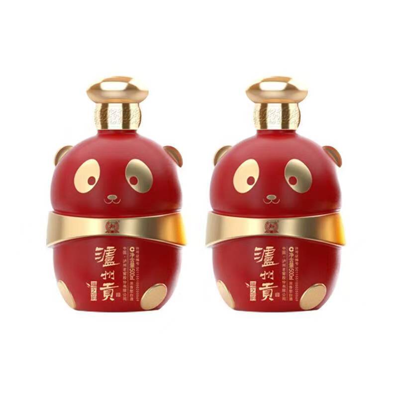 泸州老窖贡酒52度浓香型白酒粮食酿造 泸州贡福之韵500ml*1瓶光瓶