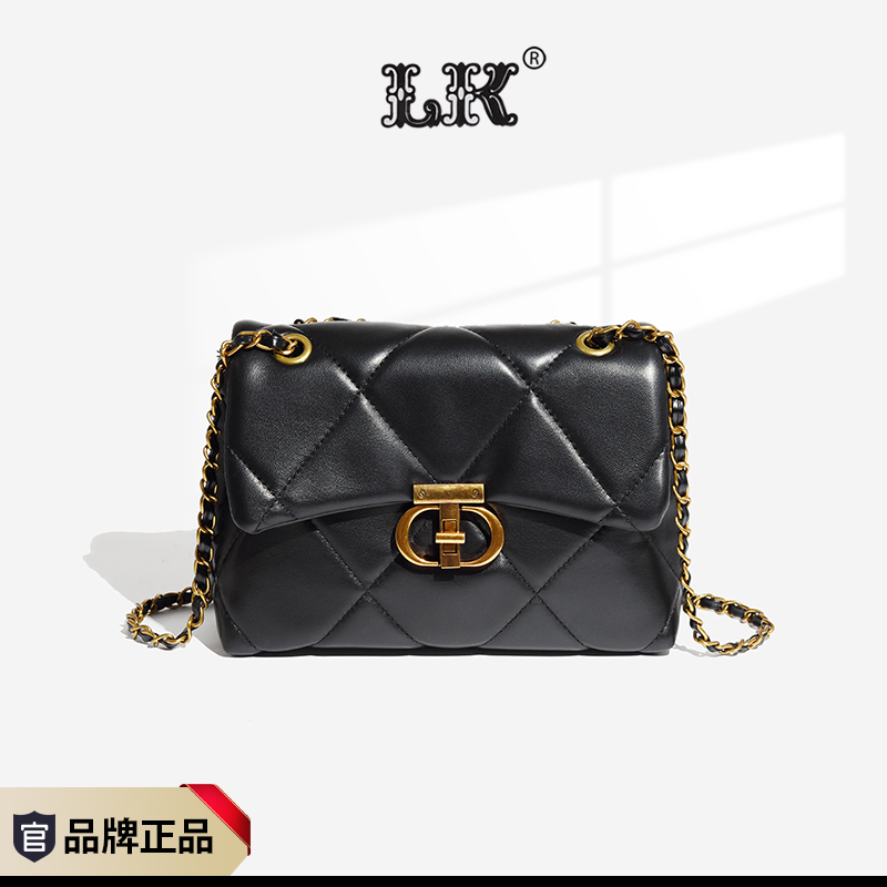 经典秋冬时尚百搭新款秋冬女士百搭菱格手提斜挎包048