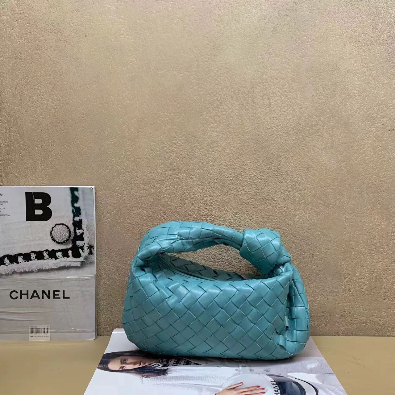 95新    壹臻中古/bv 蓝色Jodie 手提包17909416
