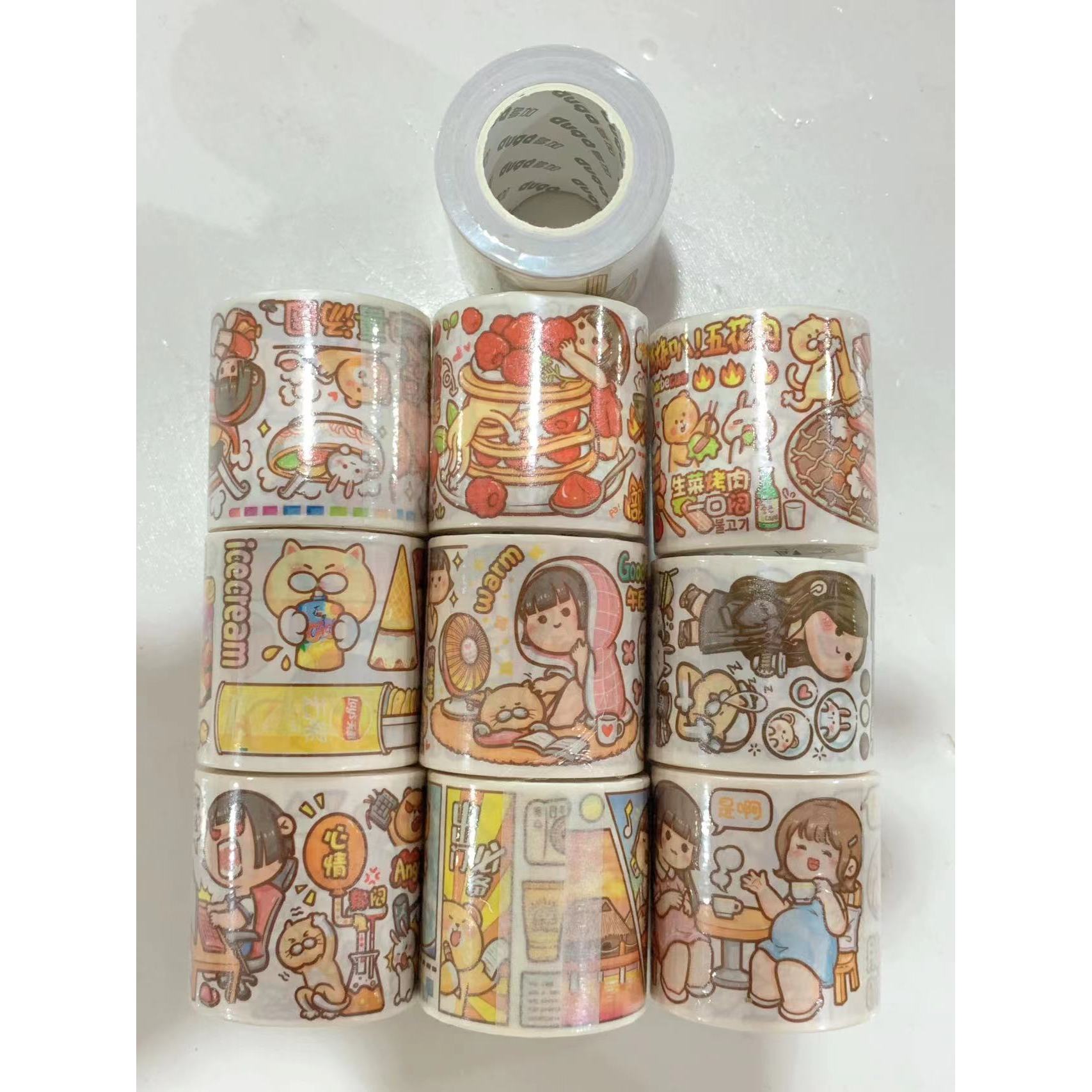 X麻薯特油手账胶带  文具礼盒 有问题联系客服