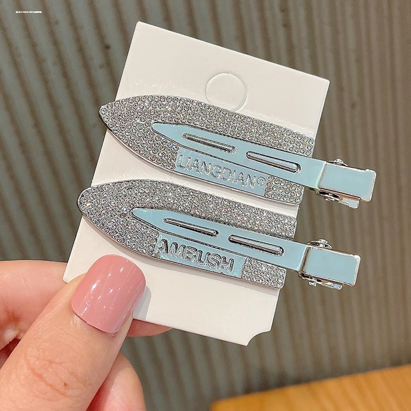 发卡小众水钻无痕发夹夹子百搭甜妹头饰设计精致显白气质时尚少女