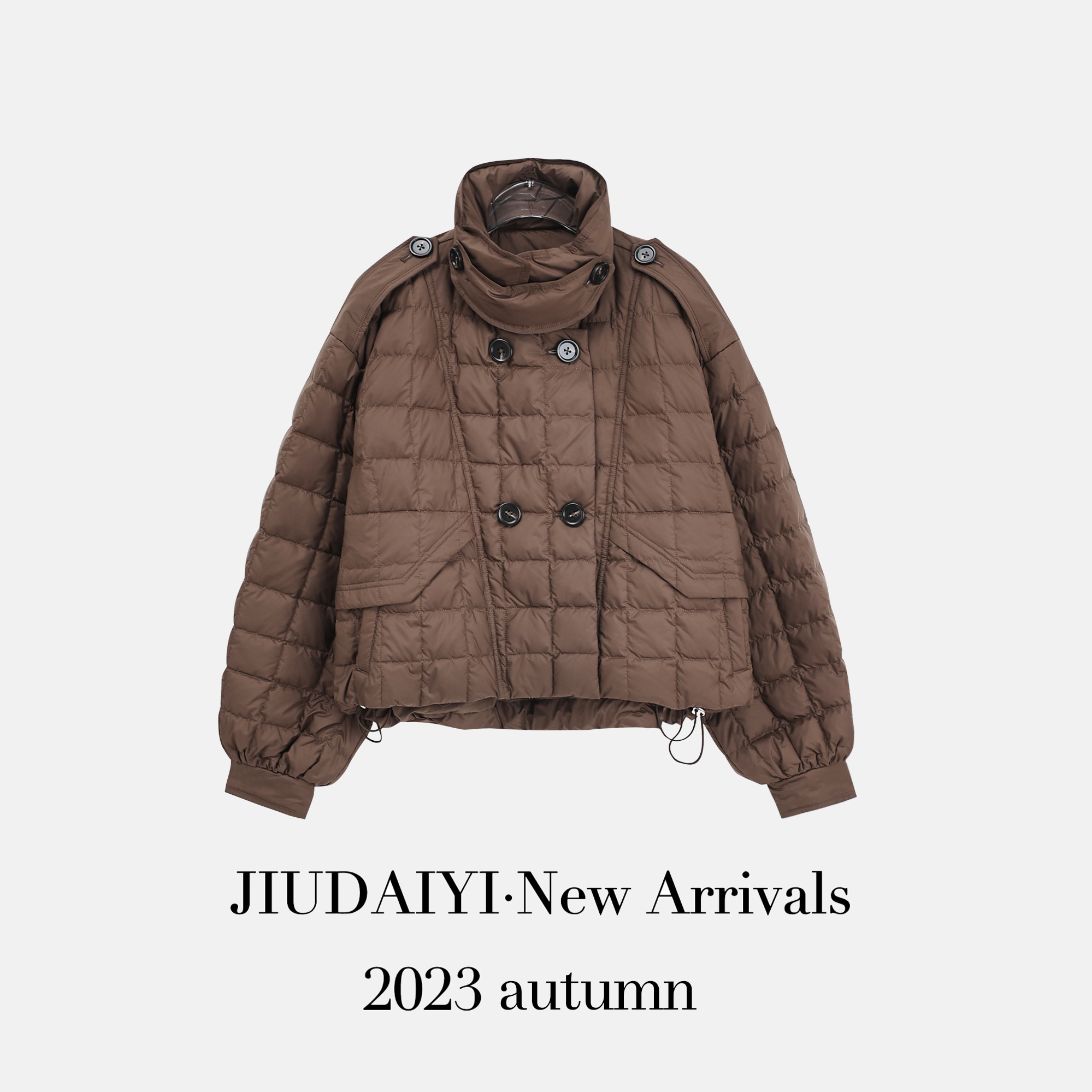 玖黛衣 【小火山】90白鸭绒精致款好配羽绒服 WTJ21299