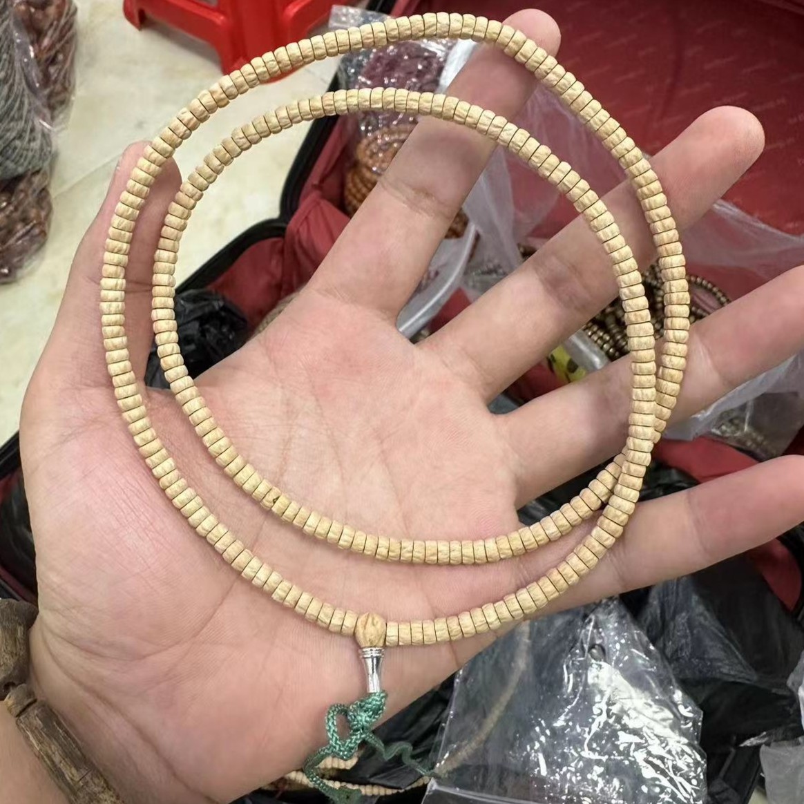 百香籽药片珠多圈 绳子颜色随机发（多样性发其一）