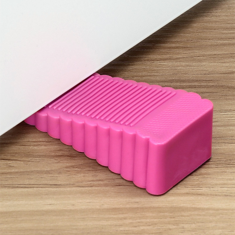 防撞门阻门挡器门塞防滑免打孔橡胶硅胶顶房门固定器定位家用楔子