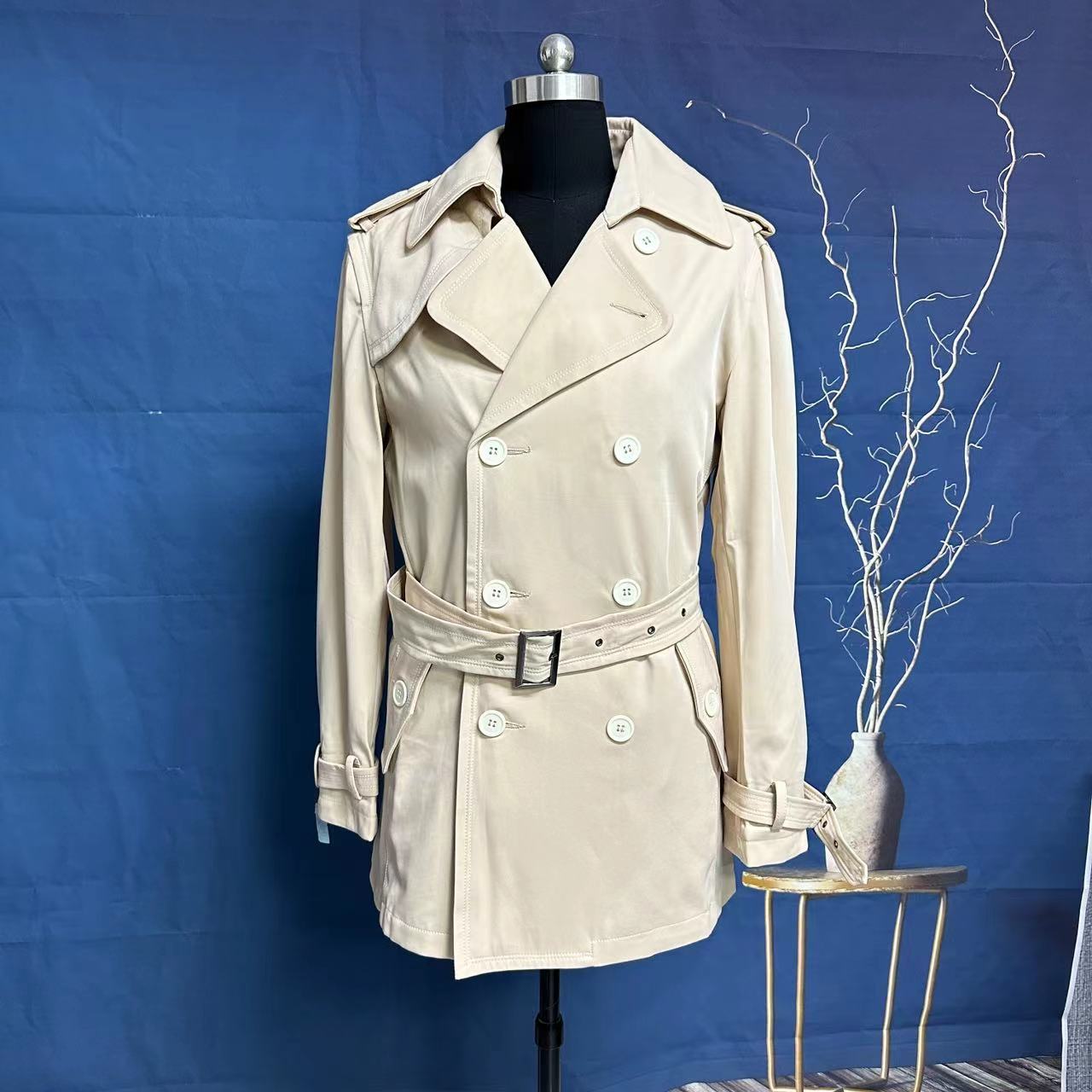 1150春秋气质显瘦长袖百搭通勤时尚外套风衣