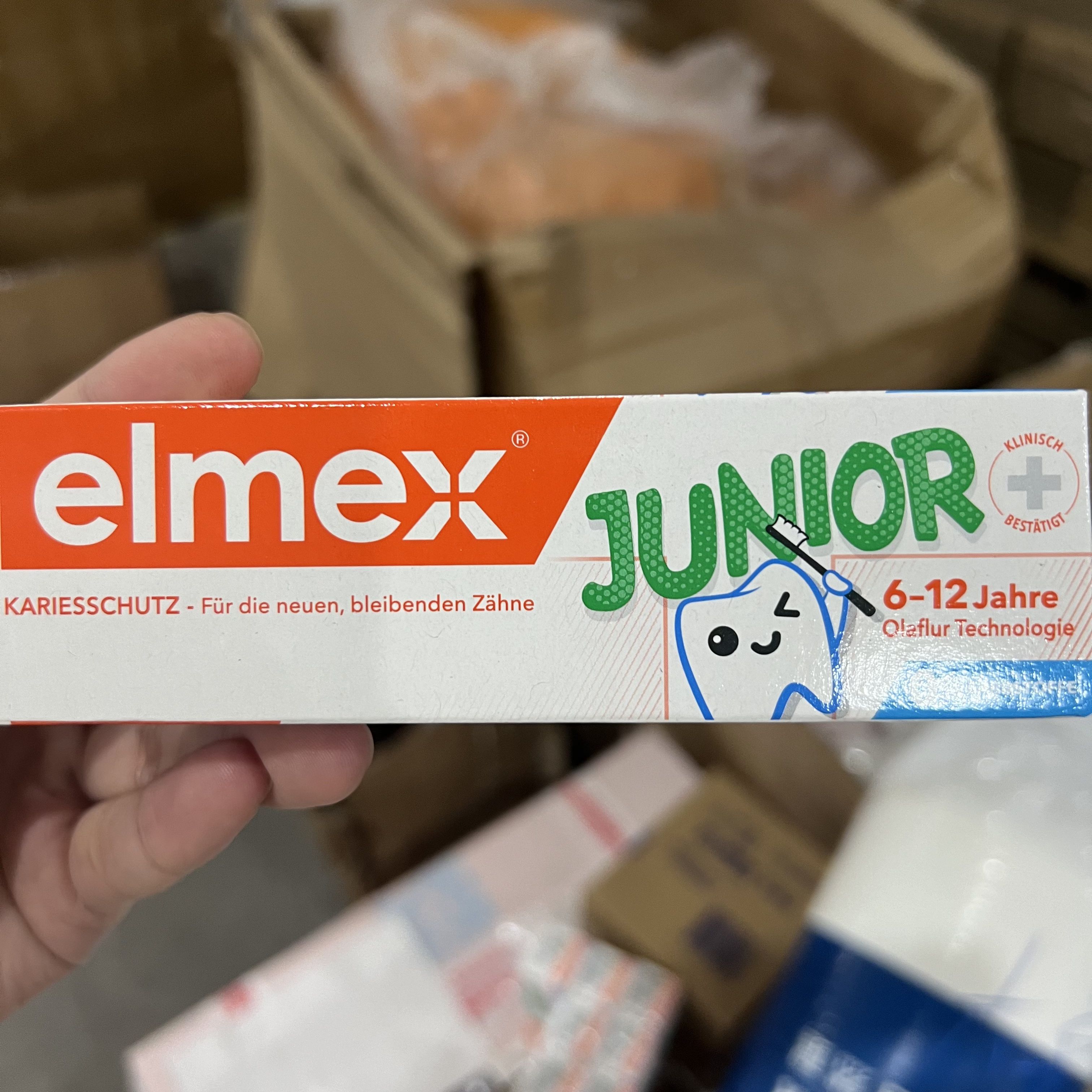 a204 瑞士elmex 6-12岁牙膏59g