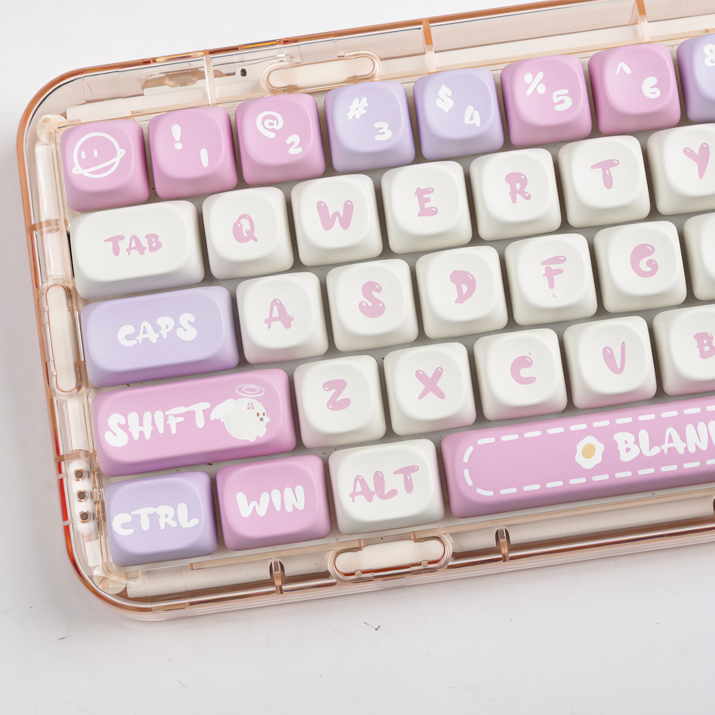 包子键帽全可爱MOA高度PBT热升华宁芝 68 HI75 mk870 vgn v98pro