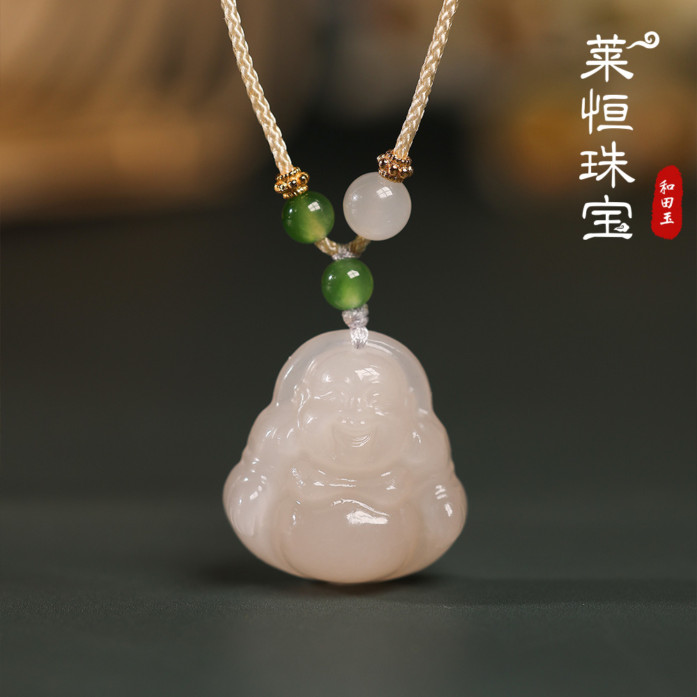 藕粉小佛公项链234987