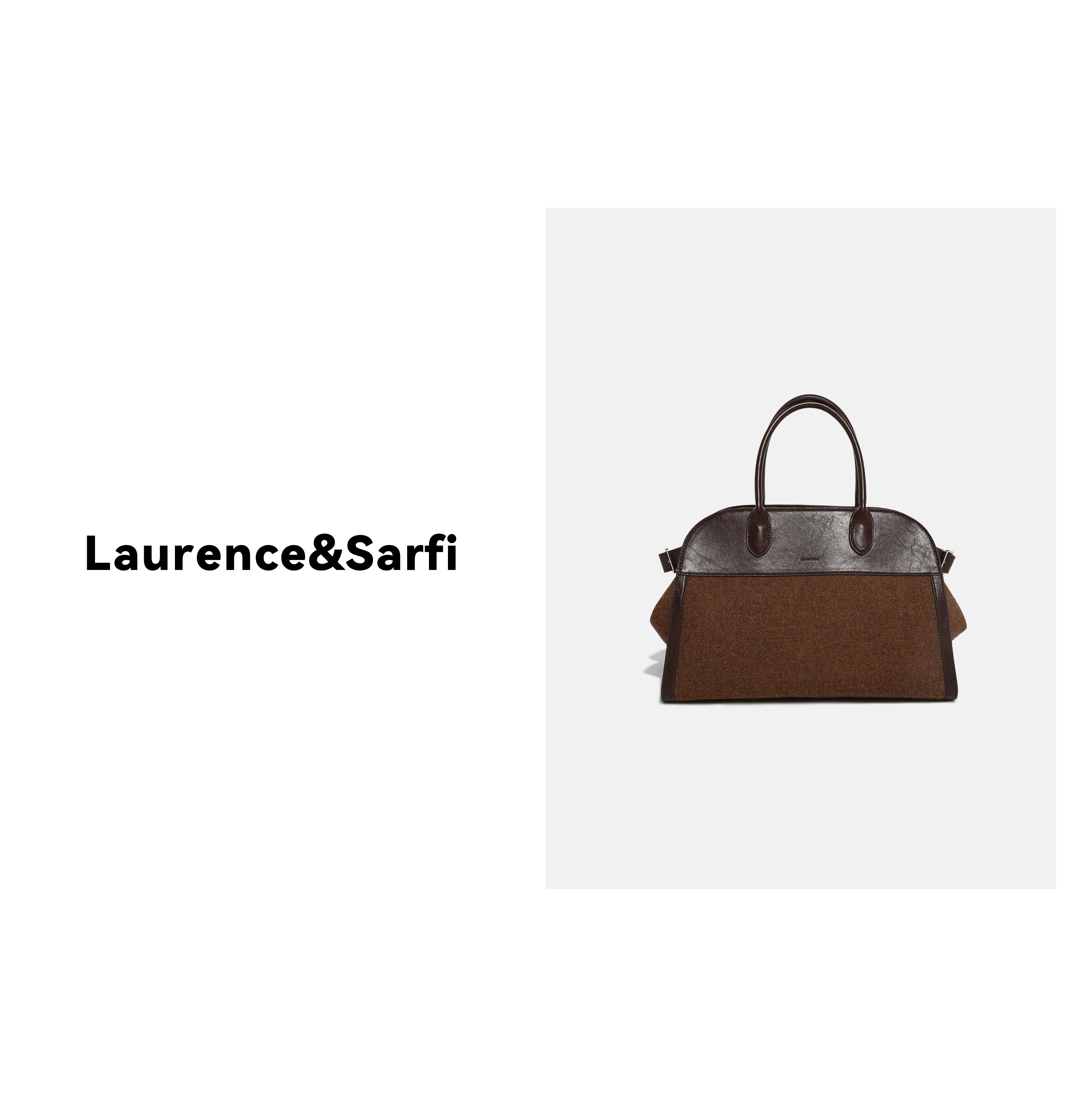 Laurence Sarfi 路易赛菲【官方正品】骆马绒盛宴系列格陵兰手提包