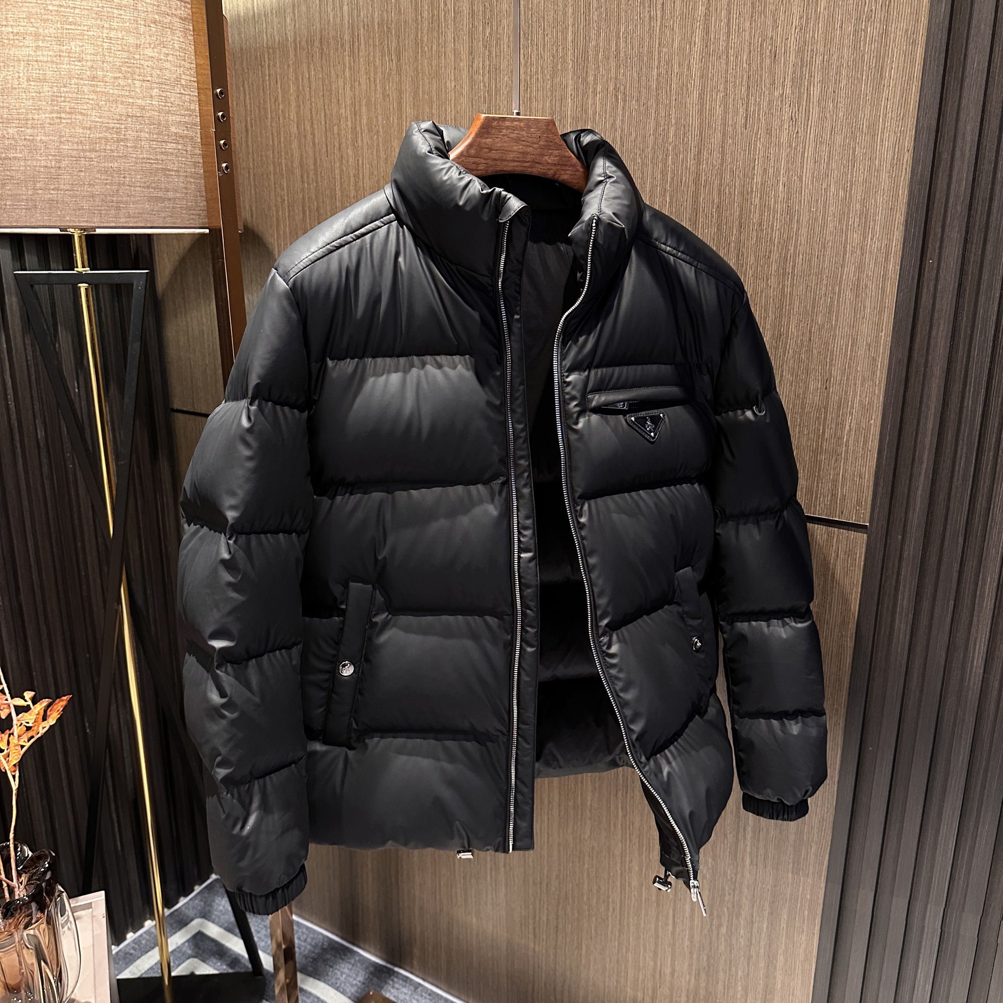 重磅保暖御寒 冬季新款男士纯色立领防水加厚高端90白鸭绒羽绒服