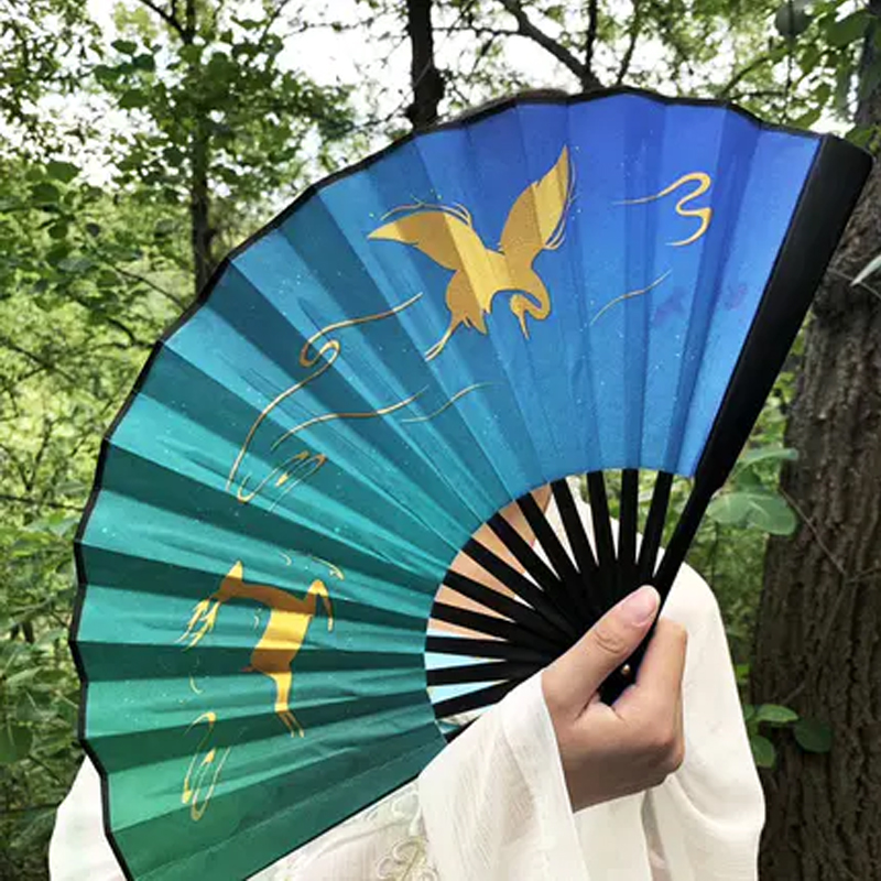 古风折叠扇子原创古典汉服随身携带手摇中国风复古折扇文艺中式