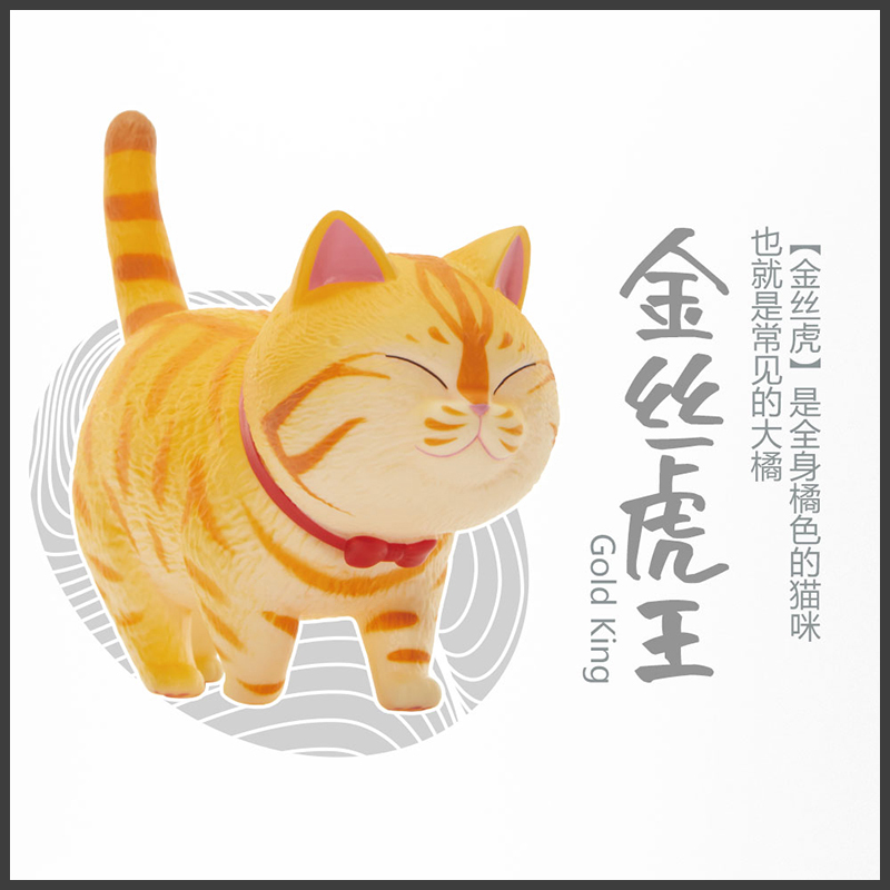 【特价】喵铃铛不亦乐乎系列盲盒不二马大叔公仔猫咪手办桌面