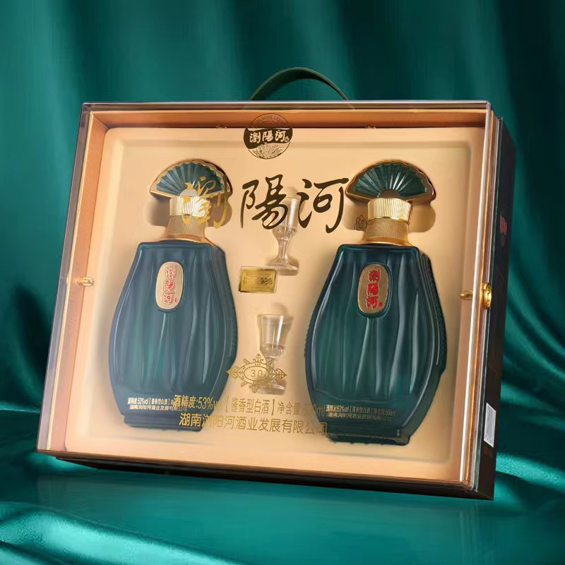 牧文【专属】浏阳河秘酿1988酱香纯粮食白酒亚克力礼盒装53度500