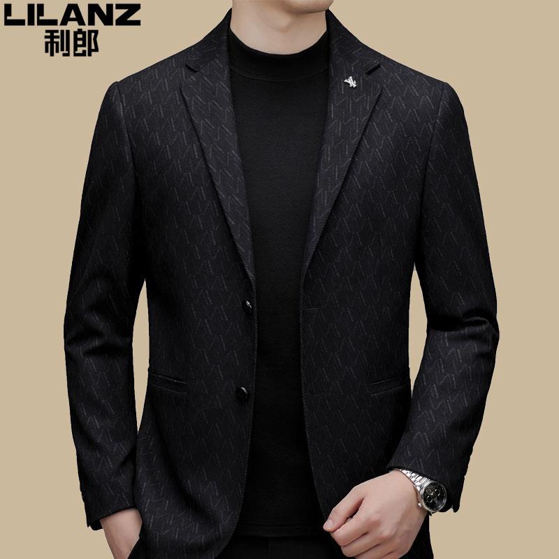 特价利郎春秋季新款商务休闲西服男士便服单西感免烫帅气西装外套