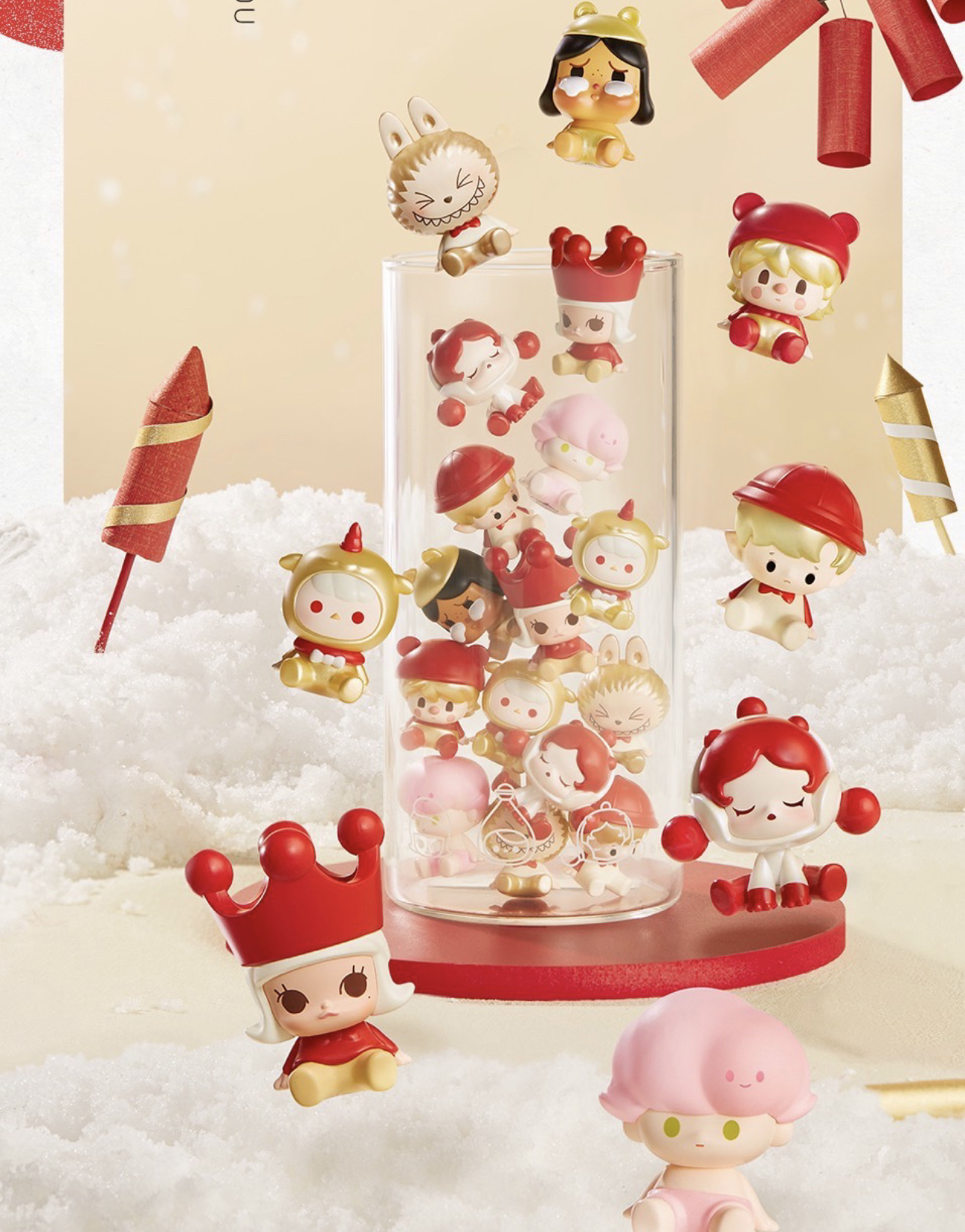 【自选款】POPBEAN 新年坐姿系列萌粒手机链