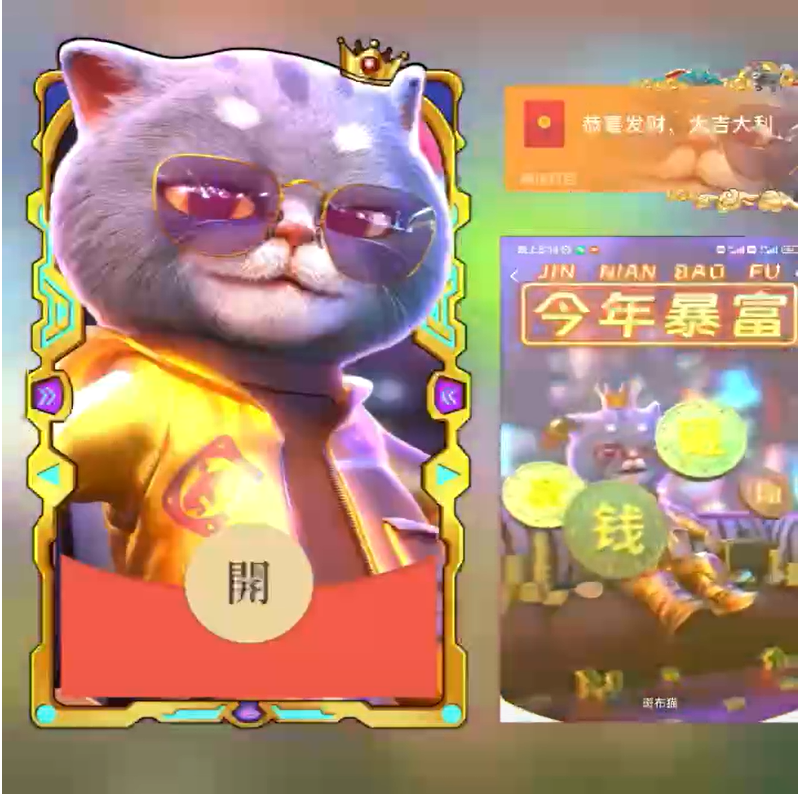 2024新款斑布猫红包使用设计封面动态暴富特效仪式感红包封面
