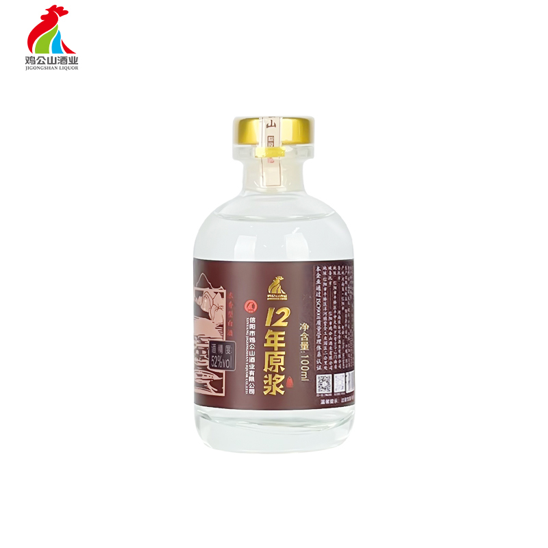 JI GONG SHAN/鸡公山白酒12年原浆小酒版52度100ml