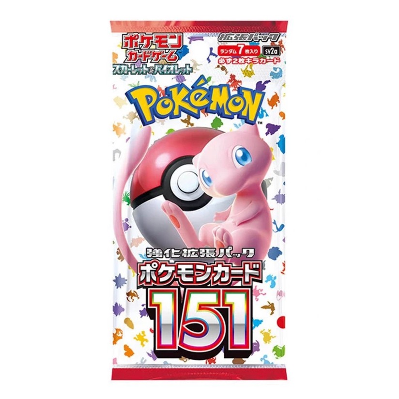 日版PTCG宝可梦sv2a 151卡牌盲盒收藏卡（代拆）