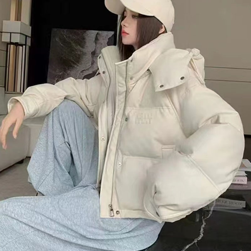 【大表姐专属】YR052W短款PU羽绒服女装