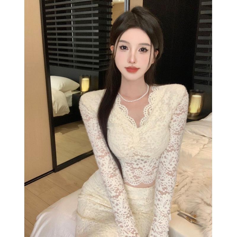 名媛御姐风秋冬套装辣妹气质今流行加绒两件套深冬装搭配一整套