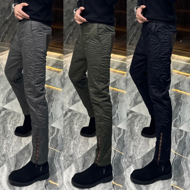 【冬季爆款】新款高奢欧货薄棉休闲裤（外穿）秋冬修身百搭休闲裤男