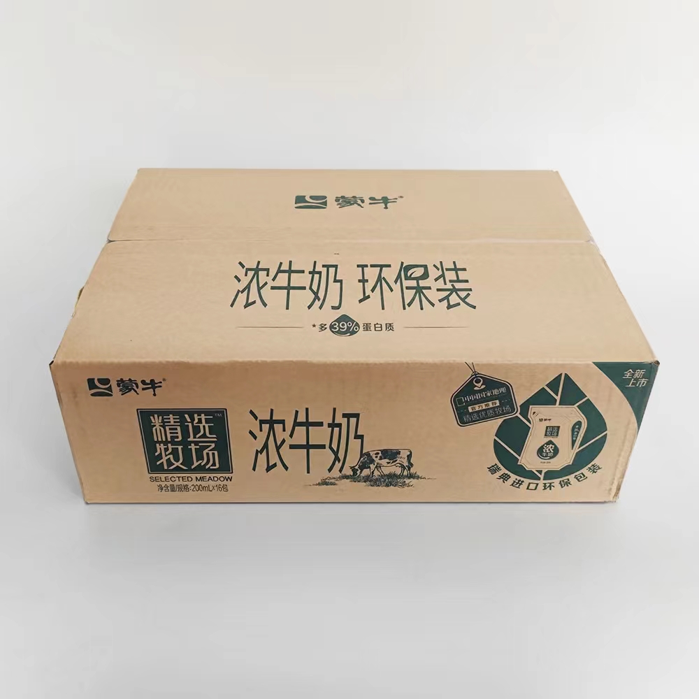 MENGNIU/蒙牛新日期精选牧场常温调制浓牛奶200ML*16包保质期60天