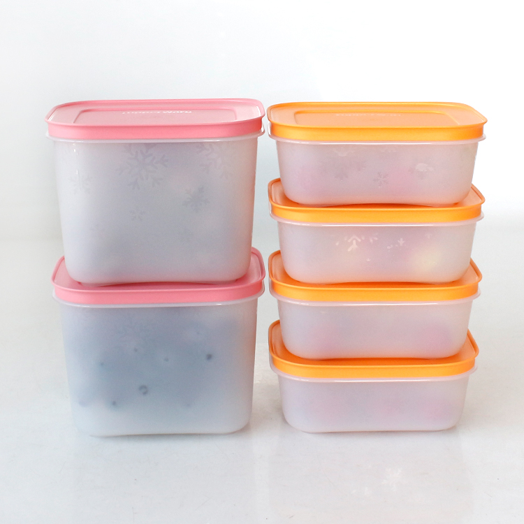 特百惠正品新冷冻保鲜型雪影冷冻冷藏家用冰箱储藏盒