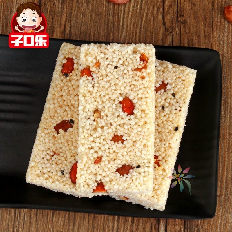 子口乐一口酥米花糖原味小米酥花生糖冻米糖休闲零食/0lb蔬菜组合