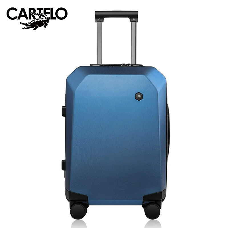 CARTELO/卡帝乐鳄鱼韩版商务男女款行李箱万向静音轮旅行箱拉杆箱