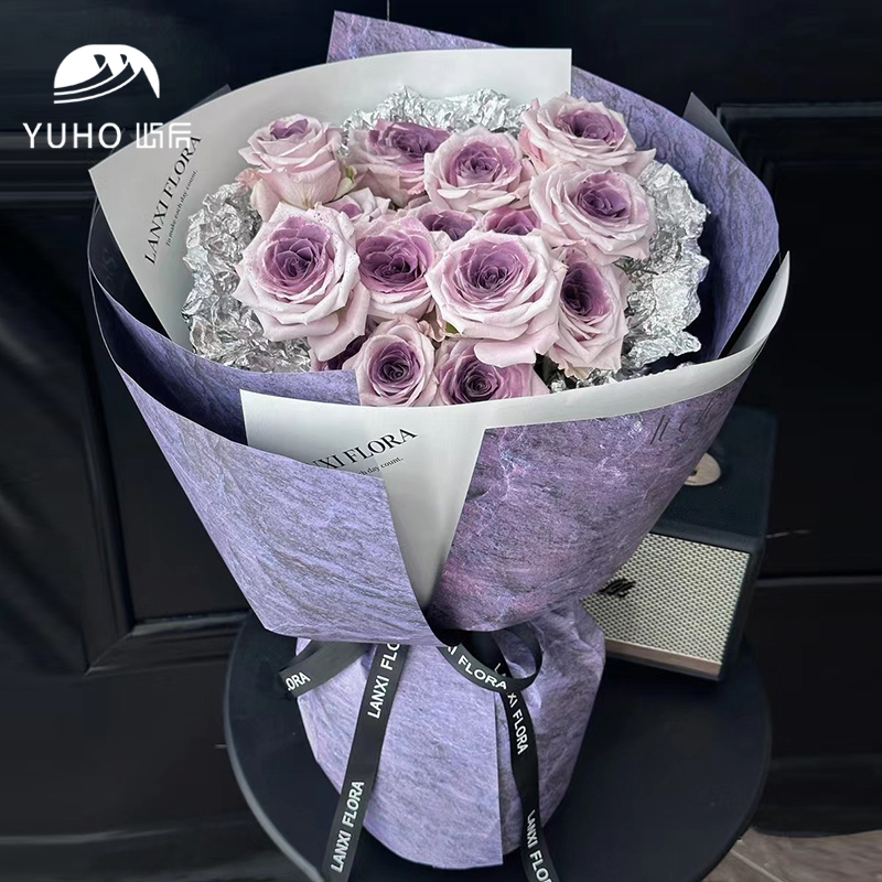 屿后 内衬锡纸鲜花花束内衬花束防水包花纸花店diy手工花艺资材