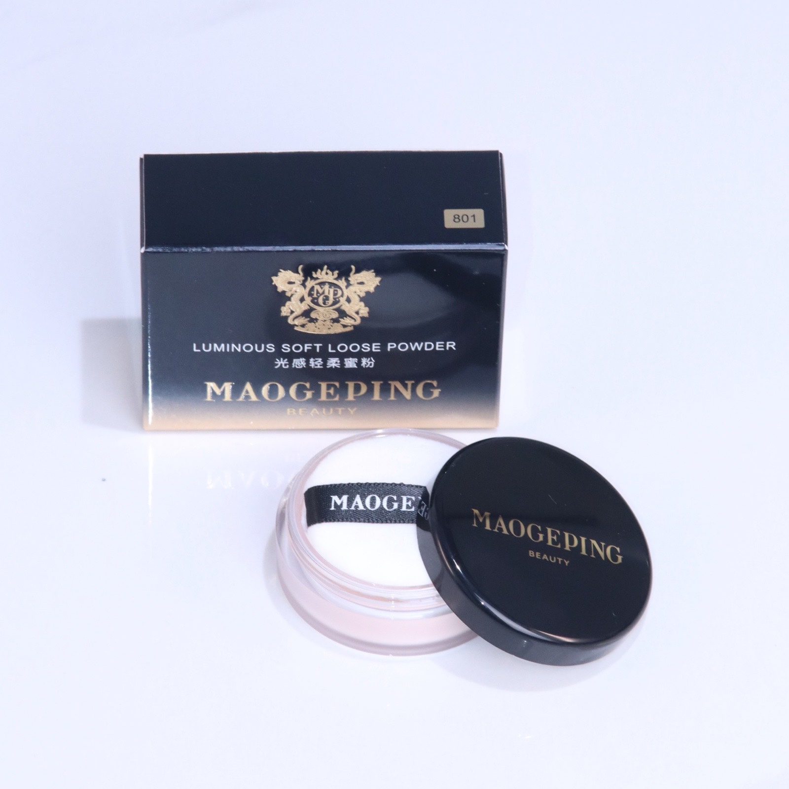 MAOGEPING/毛戈平光感轻柔柔润蜜粉哑光磨皮散粉干皮控油定妆持久