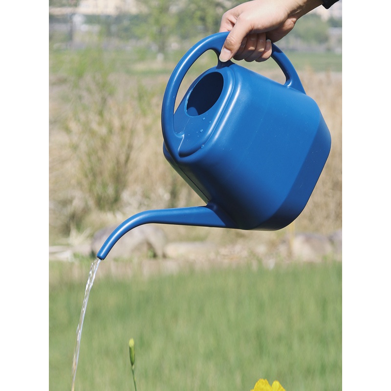 浇水壶塑料洒水壶家用长嘴浇花壶大容量喷壶阳台种菜园4L浇花水壶