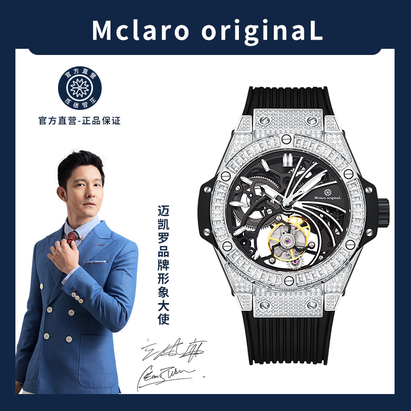 周伟凡补贴/凛冬之风满钻陀飞轮MA-spacex-001/男士机械腕表2-zwf