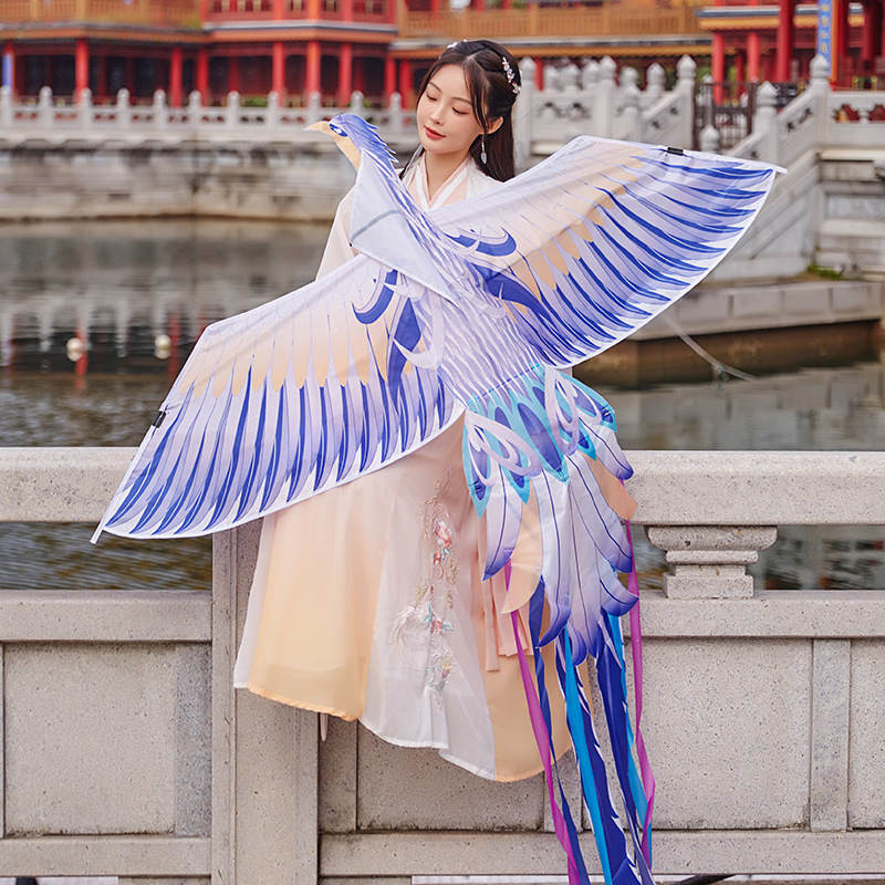 2024年新款中国风复古国潮风筝大人高档微风易飞成人儿童工艺颜色