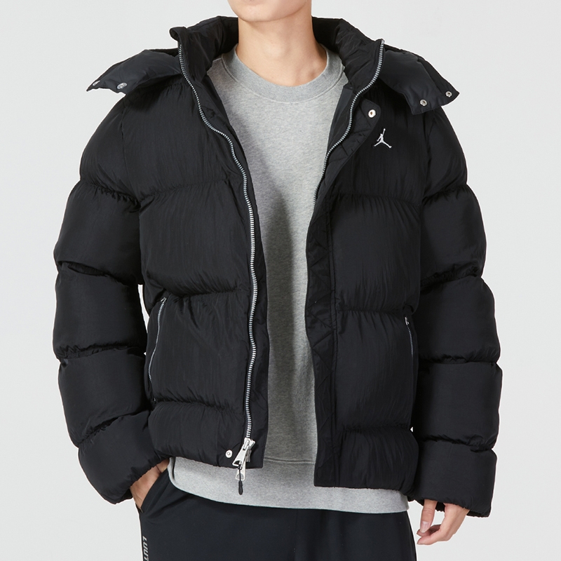 Nike耐克外套男装2023新款运动棉衣连帽保暖棉服DQ8105-010