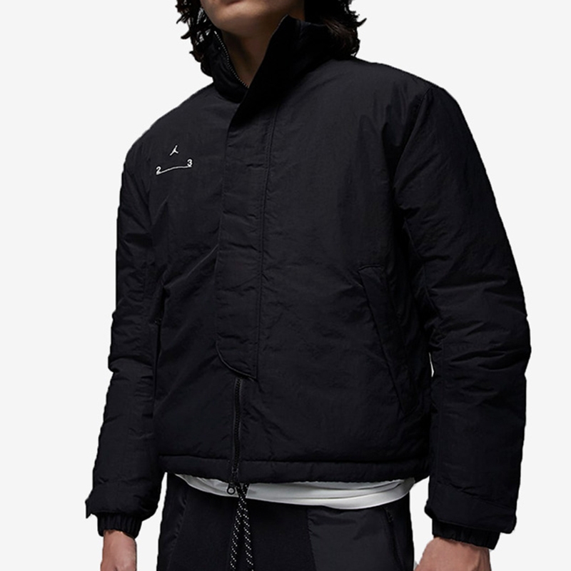 NIKE耐克男子立领短款保暖运动休闲训练夹克棉服DV1618-010
