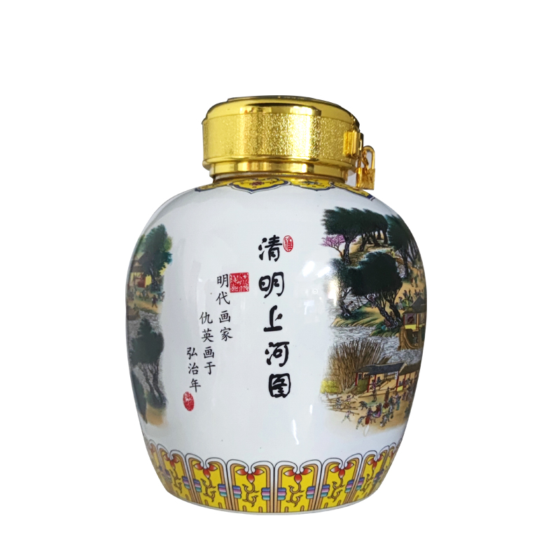 JINYUWAN/金裕皖清明上河图酒60度5000ml*1