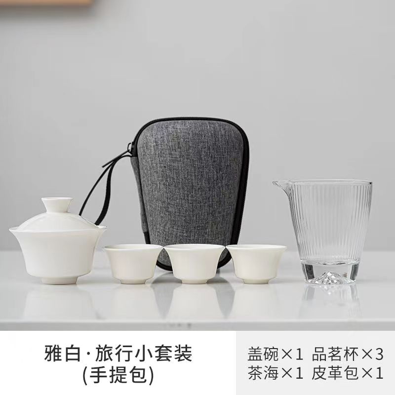 【龙窑砂器】白瓷旅行小套装