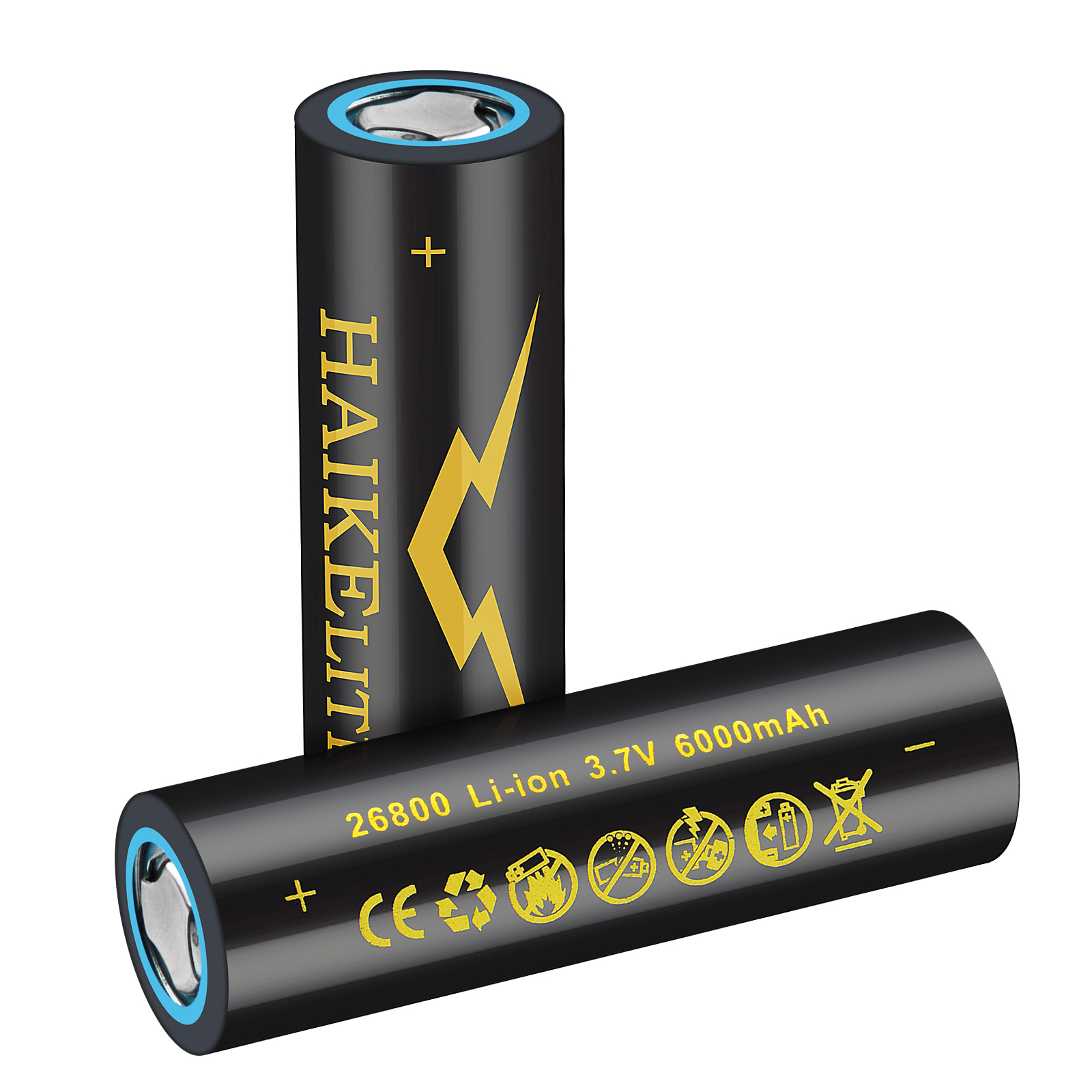 HAIKELITE骇客 手电备用电池 26800适用H9 6000毫安时