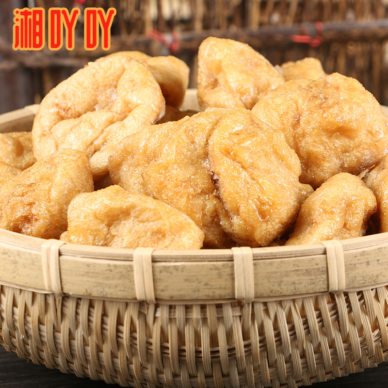 衡山豆泡油豆腐泡空心豆腐干火锅香干食材商用豆干油炸豆腐果湖南
