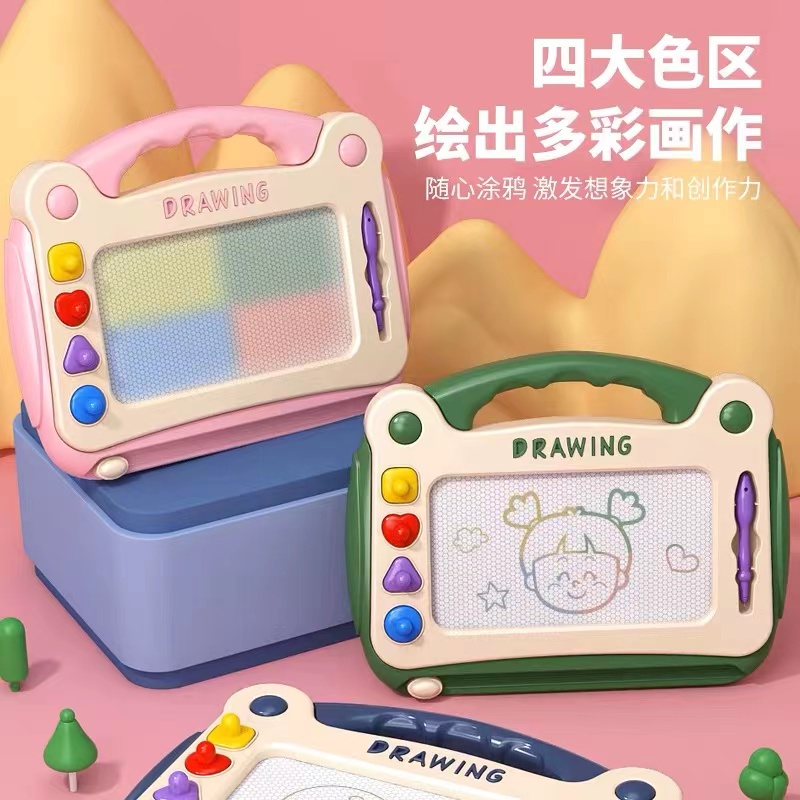 儿童使用绘画画可擦写涂鸦板写字板小孩两用功能趣味擦除作画轻松