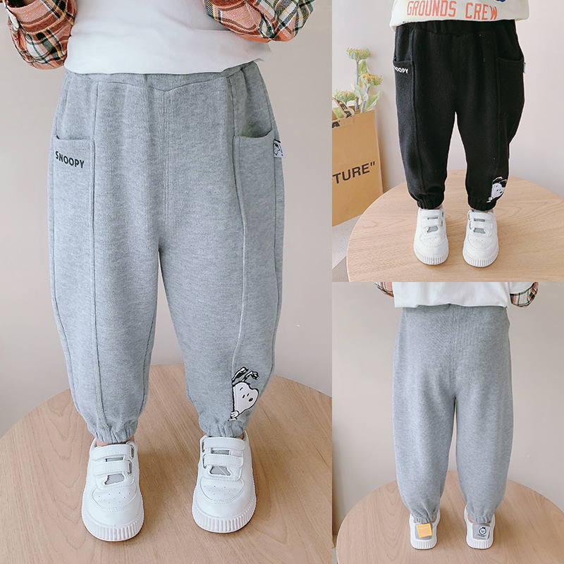 【恩恩姥姥专属】史努比春秋中小童运动裤儿童长裤裤子HCB192-AE030